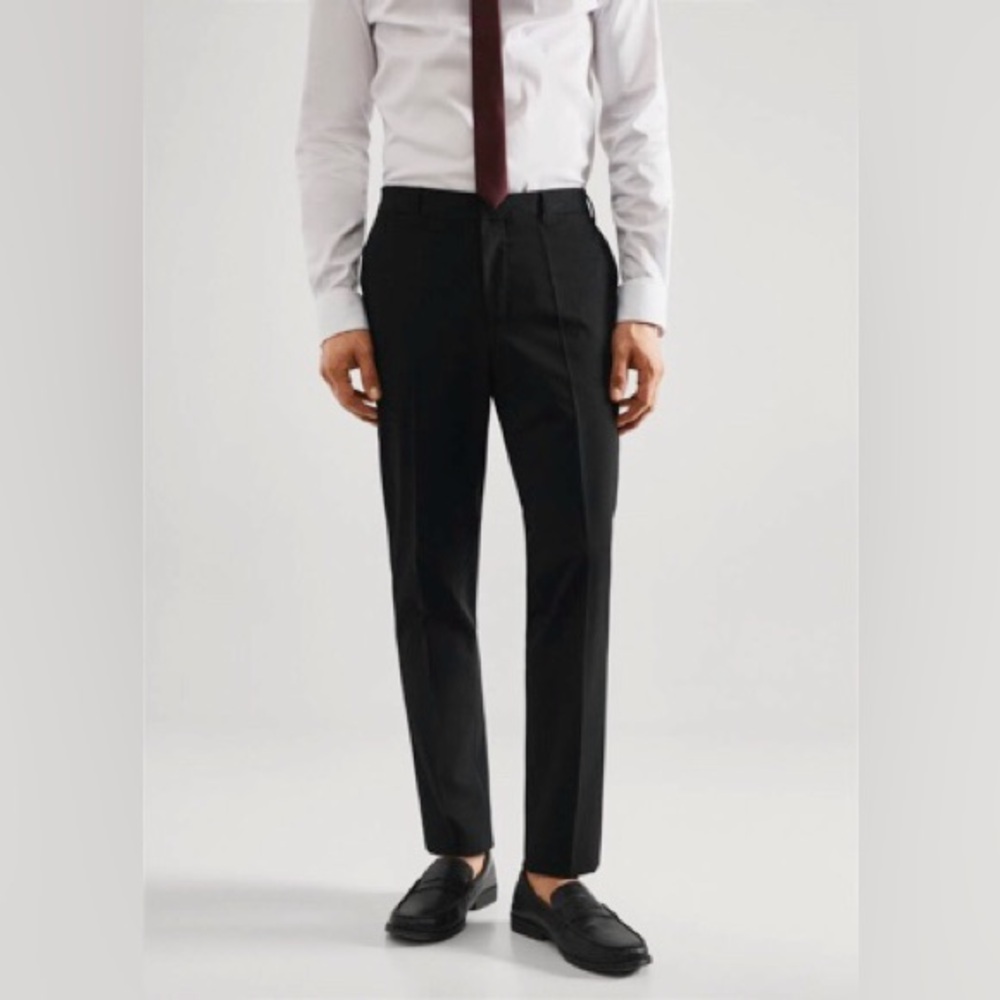 Mango Super Slim Fit Suit Pants - Mens